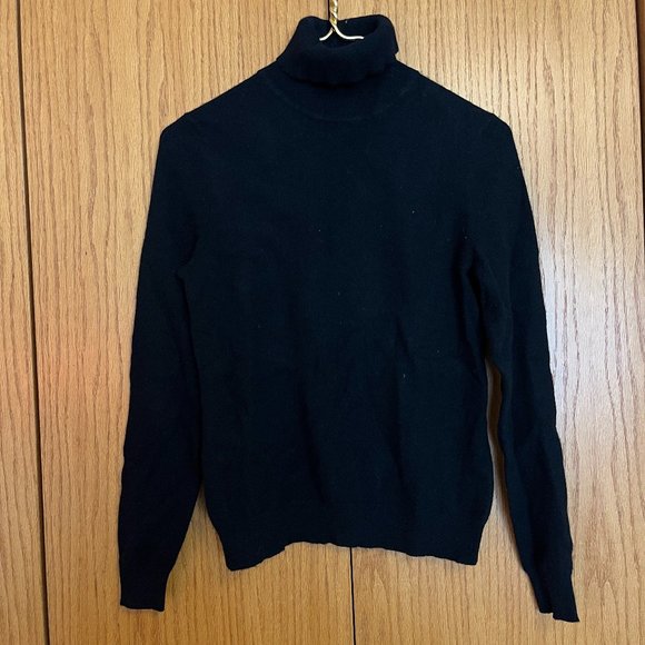 100% Black Cashmere - Petite Turtleneck - perfect, as new XS/S Attrib. to N.Peal - Picture 3 of 13